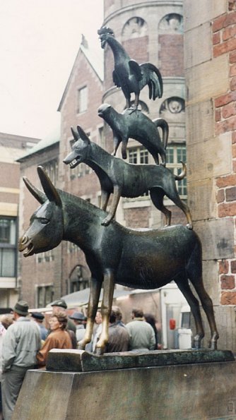 Dans la ville de Bremen, en Allemagne.  JPEG - 47.7 ko