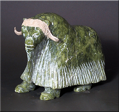 sculpture en pierre de savon (stéatite).  GIF - 118.4 ko
