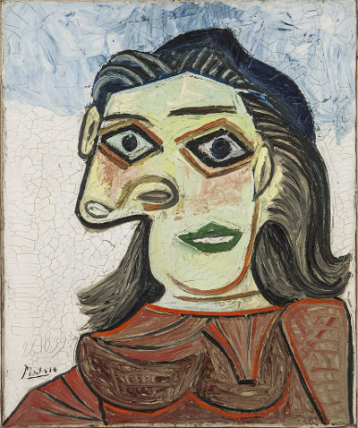 Peinture à l'huile (1939) de Pablo Picasso.  JPEG - 91.9 ko